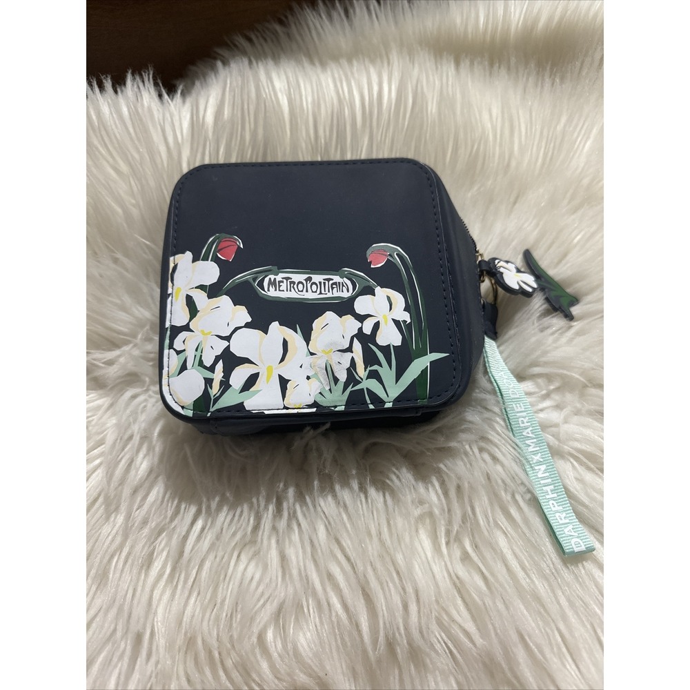 Darphin X Marie Doazan Metropolitan Cosmetic Make Up Bag Paris Art Nouveau 5.5"